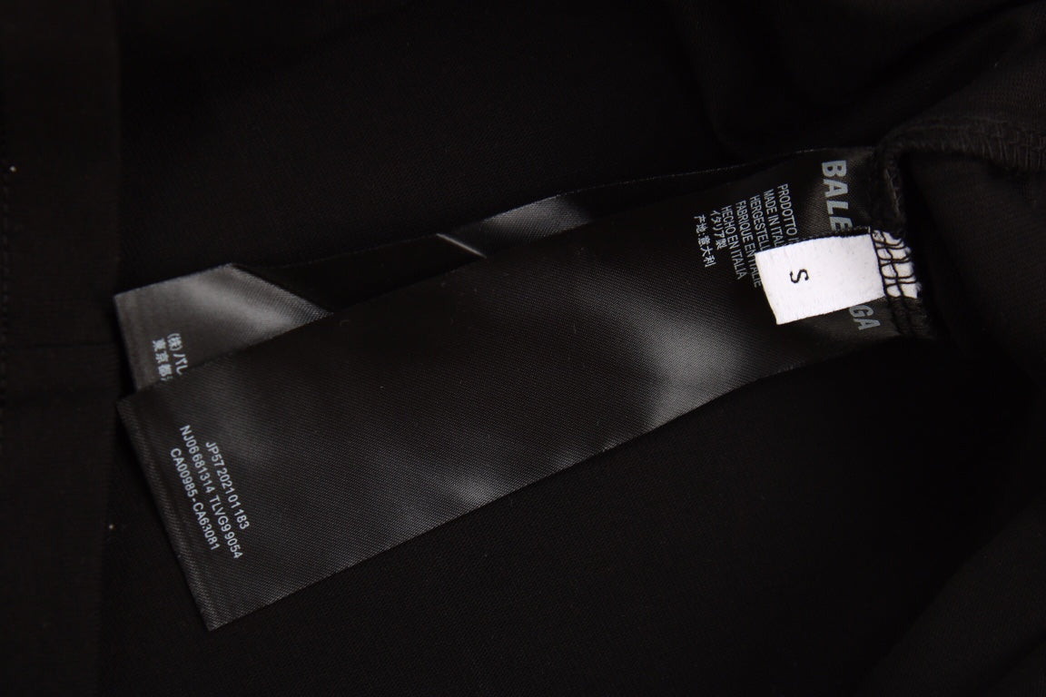 T-SHIRT BALENCIAGA SPRAY LOGO NOIR