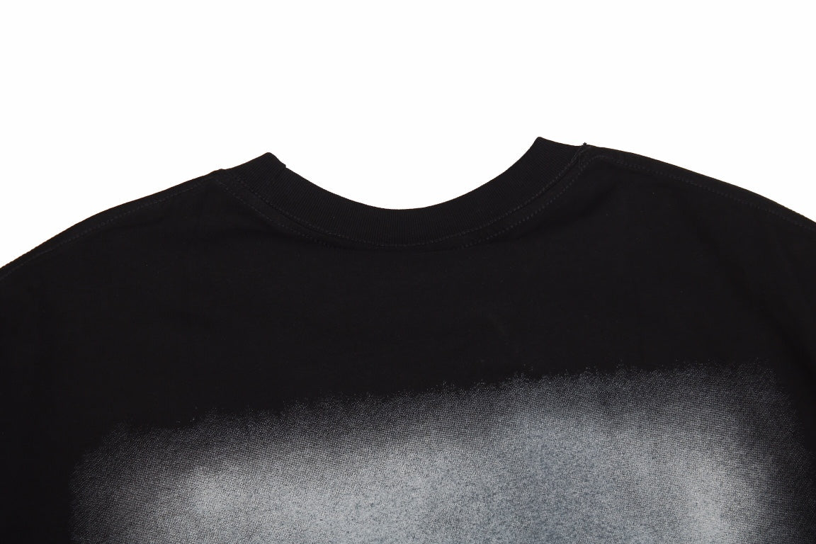 T-SHIRT BALENCIAGA SPRAY LOGO NOIR