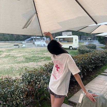 T-shirt Balenciaga Supreme (blanc)