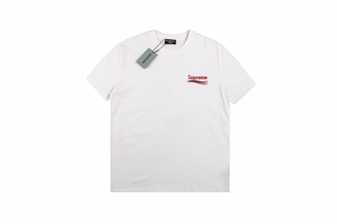 T-shirt Balenciaga Supreme (blanc)