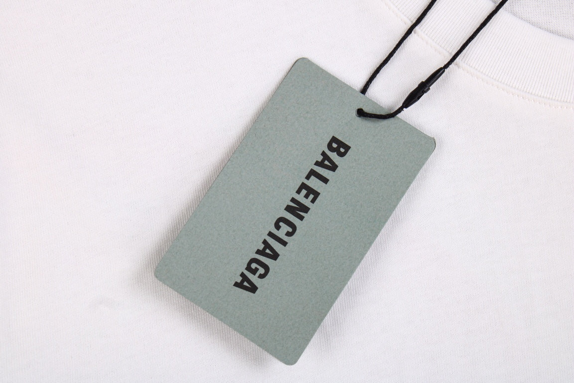 T-shirt Balenciaga Supreme (blanc)