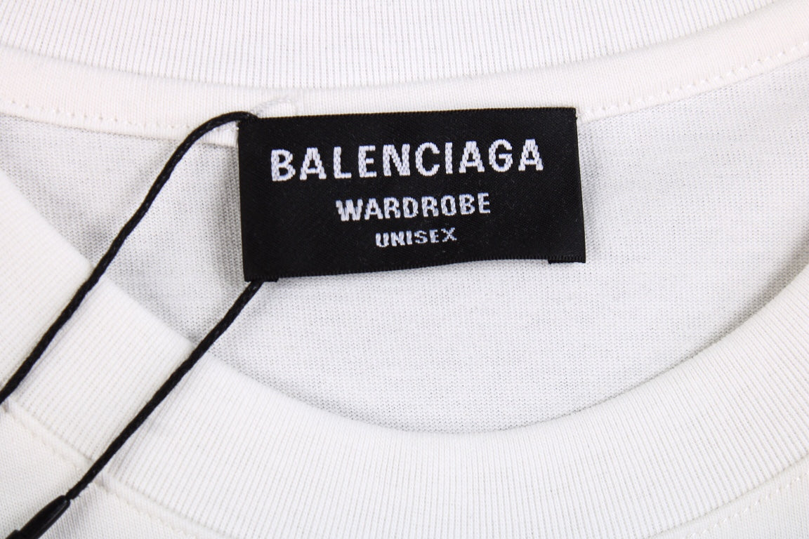 T-shirt Balenciaga Supreme (blanc)