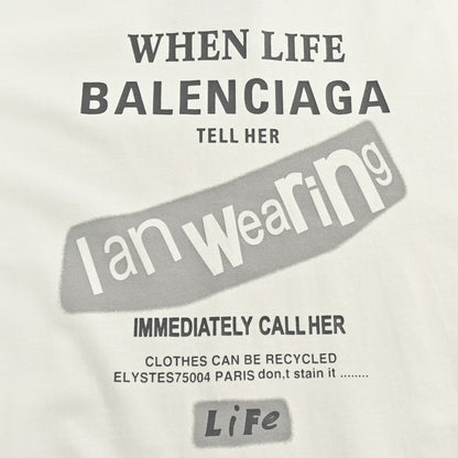 T-shirt Balenciaga - Logo au dos