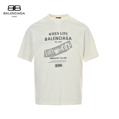 T-shirt Balenciaga - Logo au dos