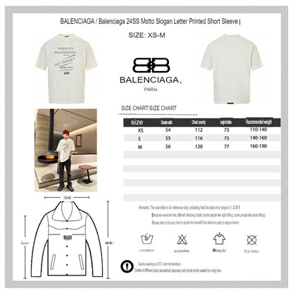 T-shirt Balenciaga - Logo au dos