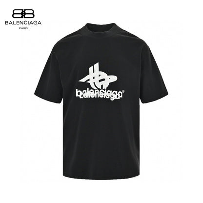 T-shirt Balenciaga - Logo superposé