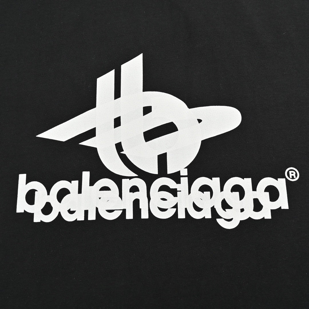 T-shirt Balenciaga - Logo superposé