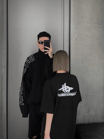 T-shirt Balenciaga - Logo superposé