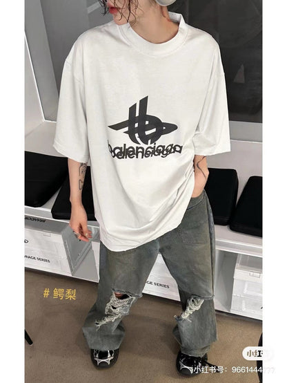 T-shirt Balenciaga - Logo superposé