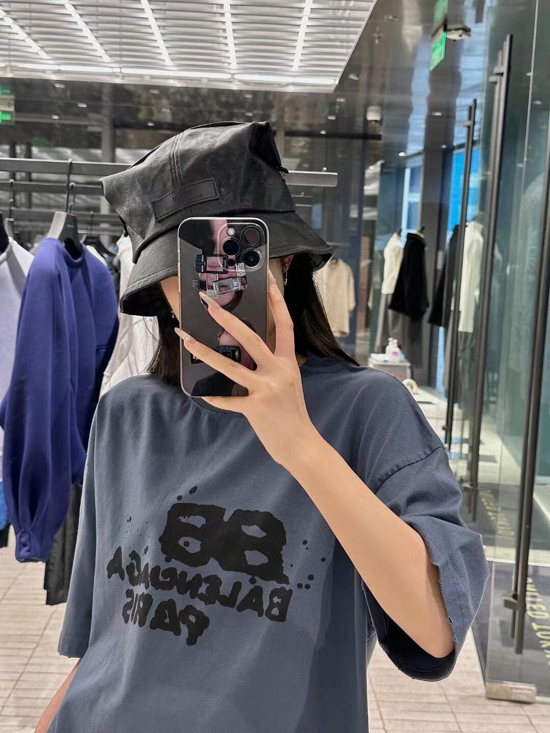 T-shirt Balenciaga imprimé Paris