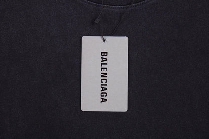 T-shirt Balenciaga à effet délavé