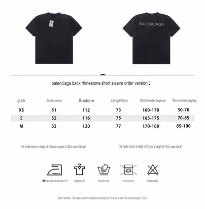 T-shirt Balenciaga à effet délavé