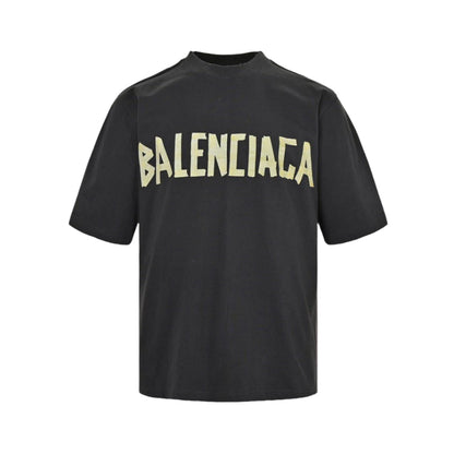 T-shirt Balenciaga Vintage Logo Noir