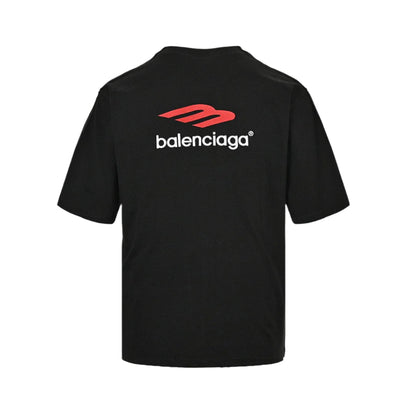 T-shirt Balenciaga Vintage Logo Noir