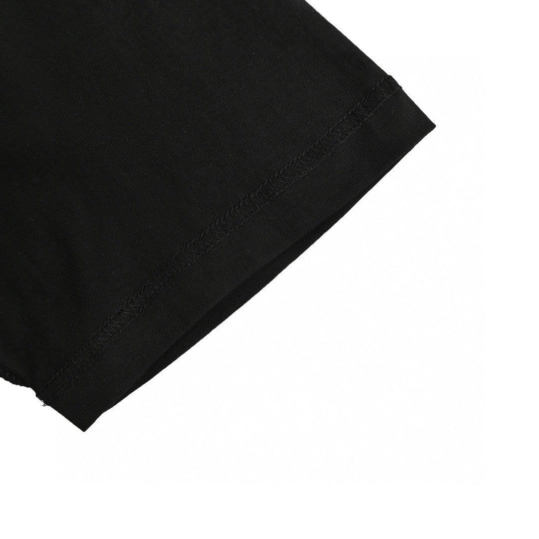 T-shirt Balenciaga Vintage Logo Noir