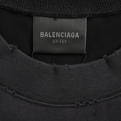 T-shirt Balenciaga Vintage Logo Noir