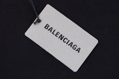 T-shirt Balenciaga Wave Logo (Noir)