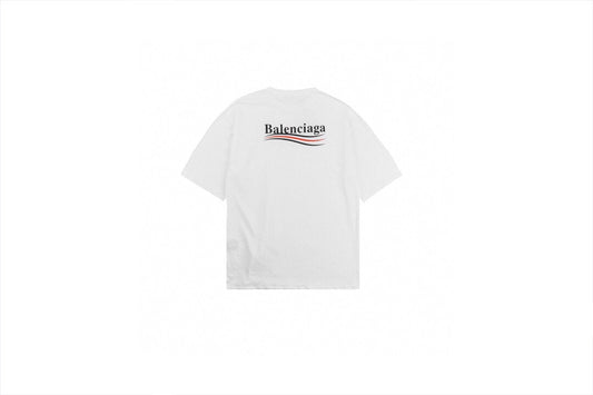 T-shirt Balenciaga Wave Logo (Blanc)