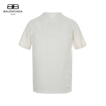 T-shirt blanc Balenciaga à motif graphique