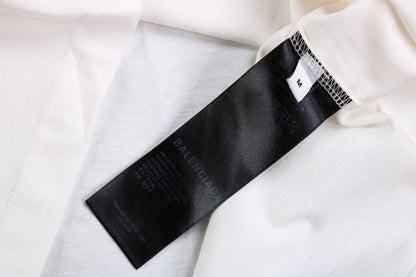 T-shirt Balenciaga x Supreme rouge noir taille S blanc