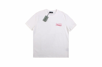 T-shirt Balenciaga x Supreme avec logo sur le devant