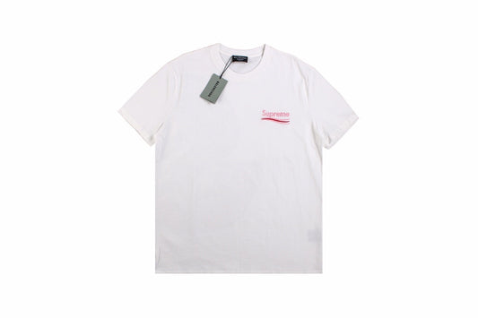 T-shirt Balenciaga x Supreme avec logo sur le devant