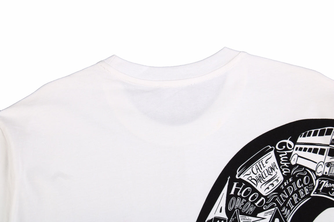 T-shirt Balenciaga x Supreme avec logo sur le devant