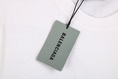 T-shirt Balenciaga x Supreme avec logo sur le devant