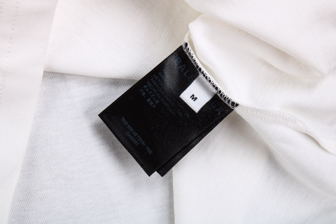 T-shirt Balenciaga x Supreme avec logo sur le devant