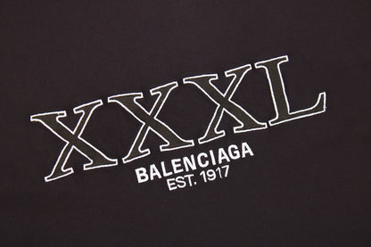 T-shirt Balenciaga XXXL Logo Noir