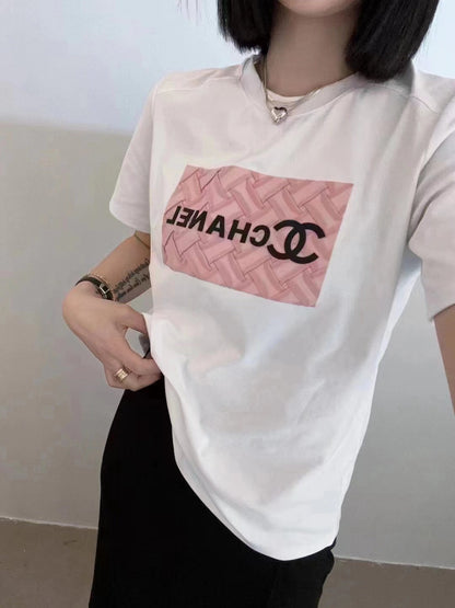 T-shirt Chanel à logo classique