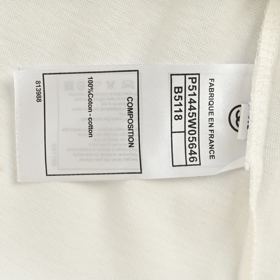 T-shirt Chanel Pink Splash Logo