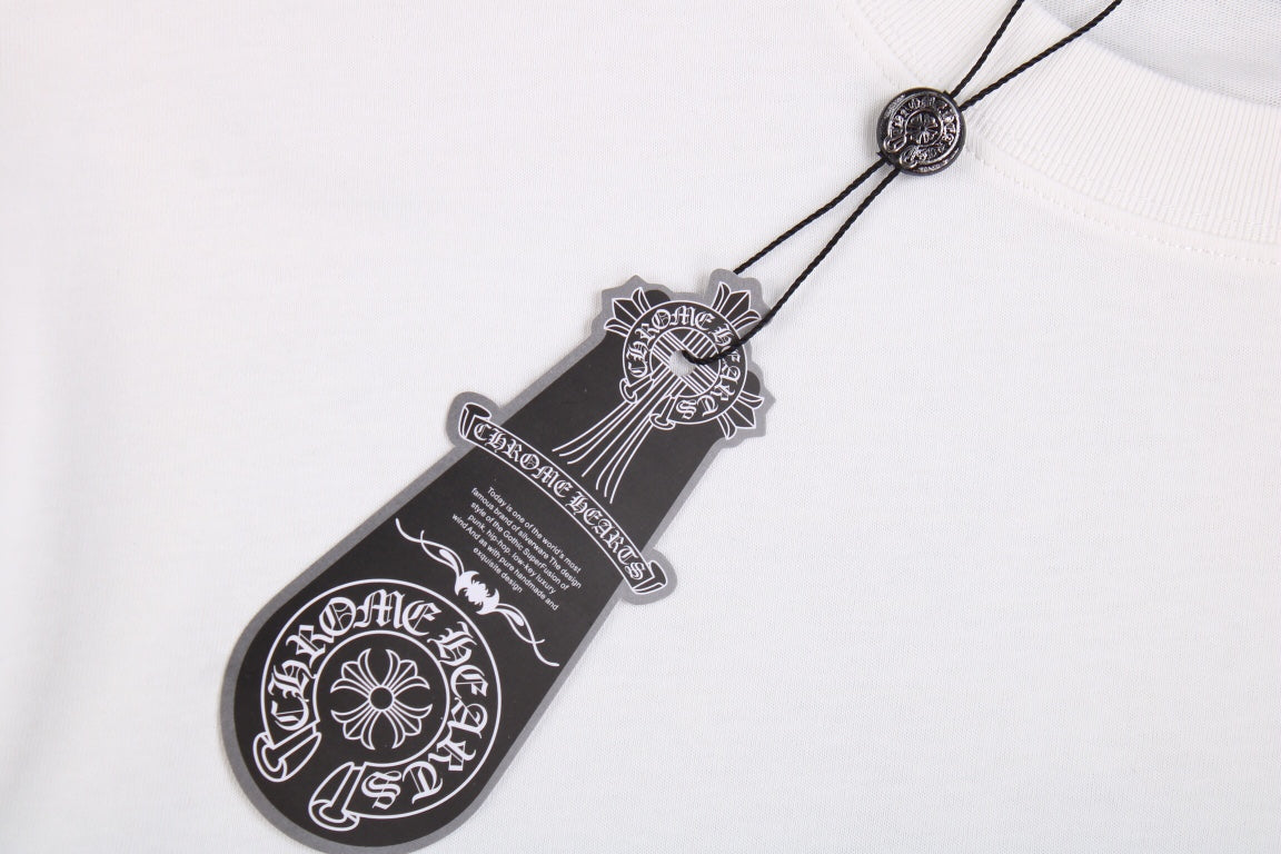 T-shirt blanc Chrome Hearts « Looking Like a Ghost »