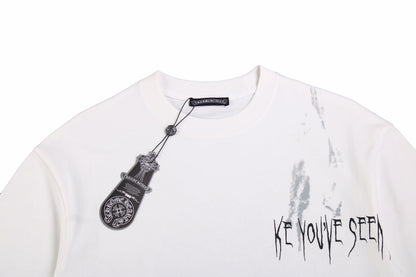 T-shirt blanc Chrome Hearts « Looking Like a Ghost »