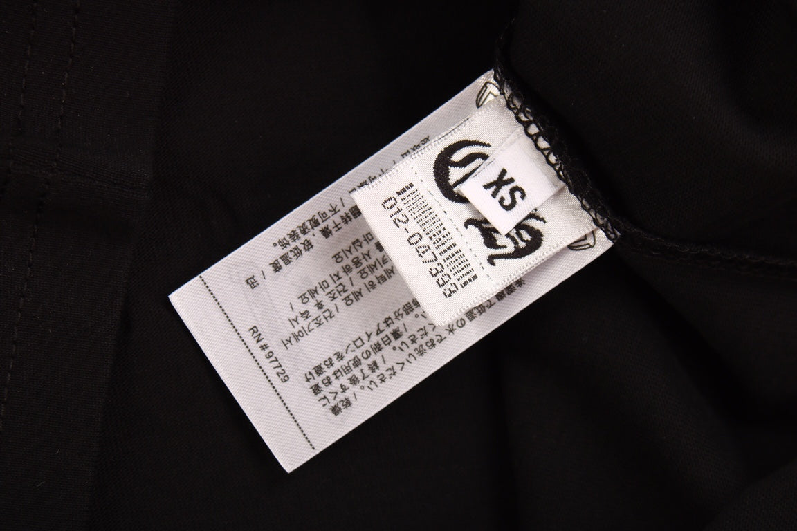 T-shirt noir CHROME HEARTS x KIDS SEE GHOSTS