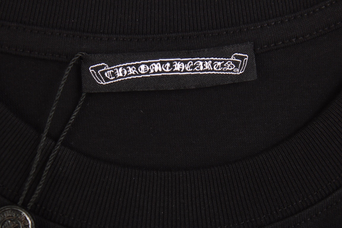 T-shirt noir CHROME HEARTS x KIDS SEE GHOSTS