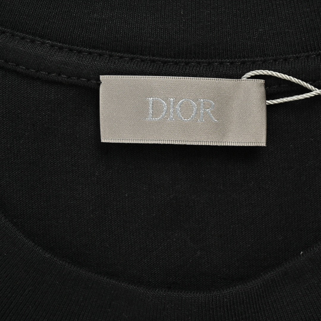 T-shirt noir Dior 1947 Signature