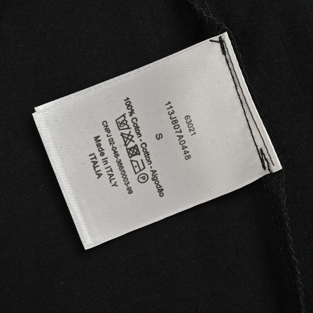 T-shirt noir Dior 1947 Signature