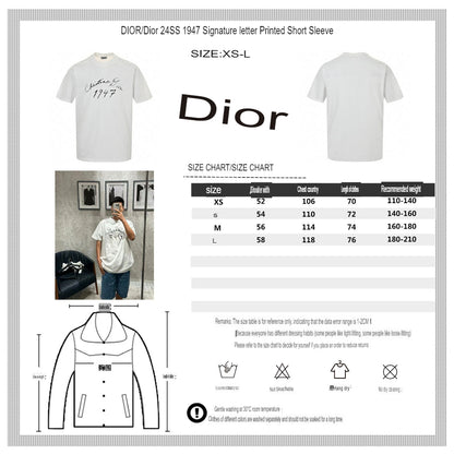 T-shirt signature Dior 1947