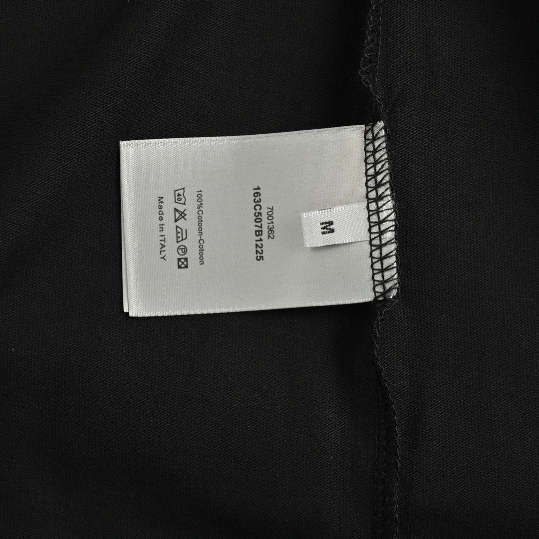 T-shirt Dior à logo artistique (noir)