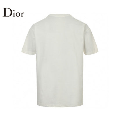 T-shirt Dior à logo artistique (blanc)