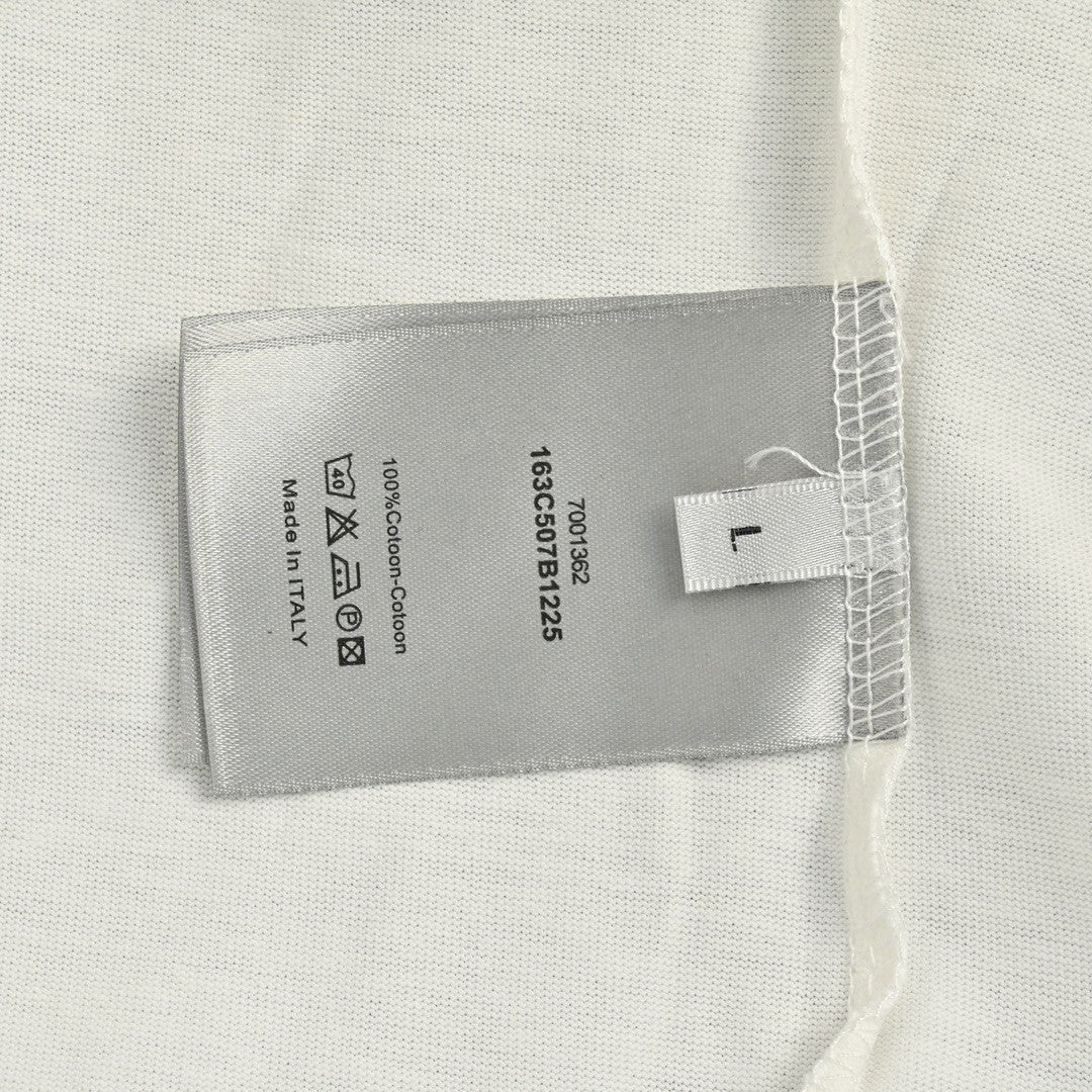 T-shirt Dior à logo artistique (blanc)
