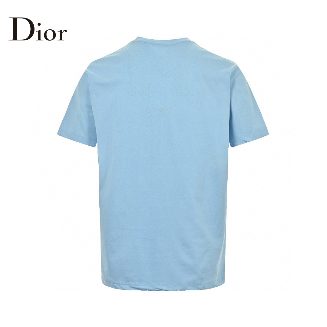 T-shirt bleu clair Dior Christian Dior Couture
