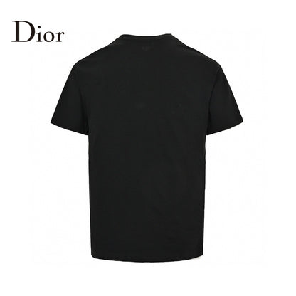 T-shirt noir graphique Dior Christian Dior