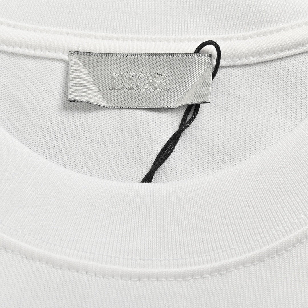 T-shirt blanc graphique Dior Christian Dior