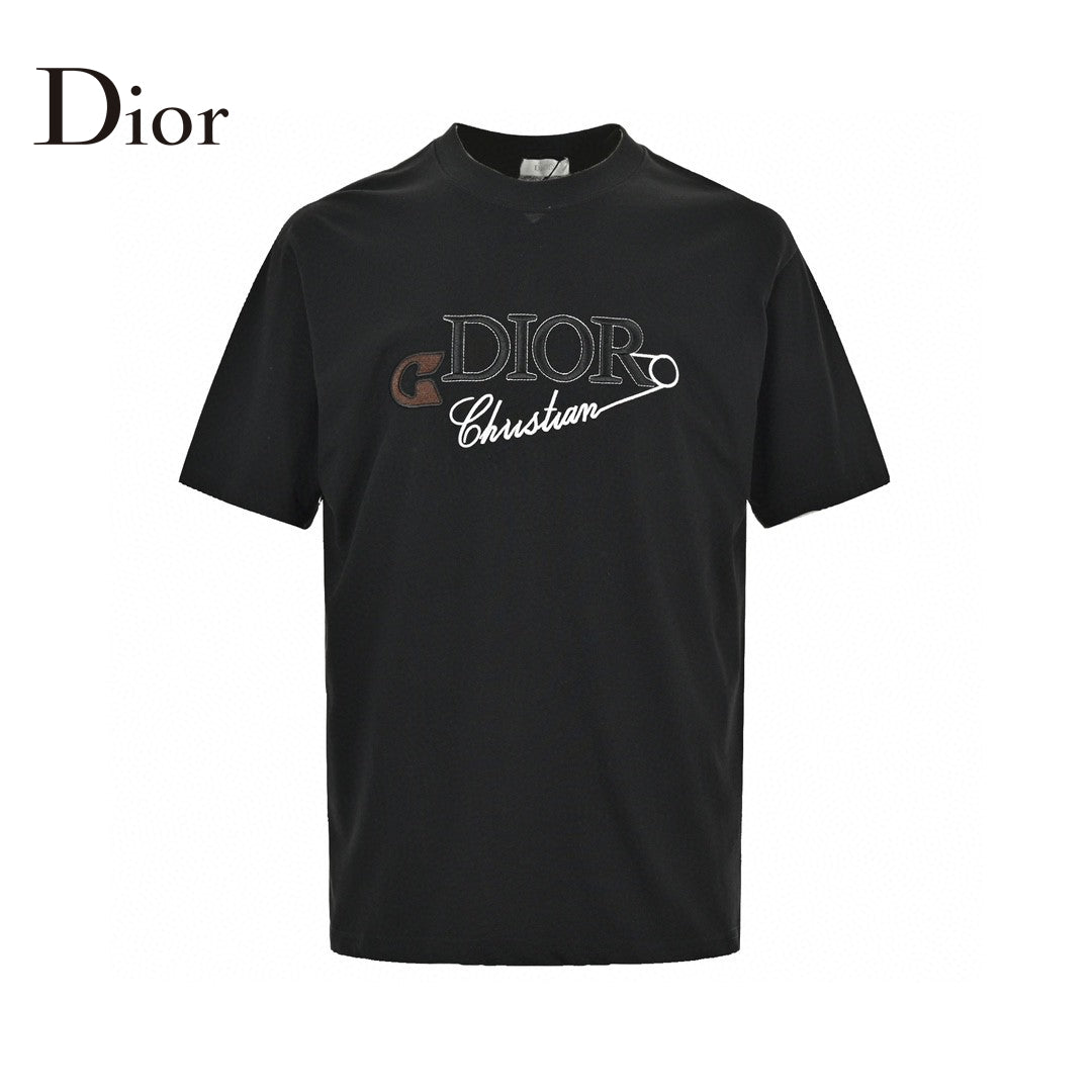 T-shirt noir Dior Christian Graphic