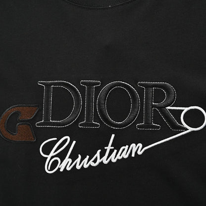 T-shirt noir Dior Christian Graphic