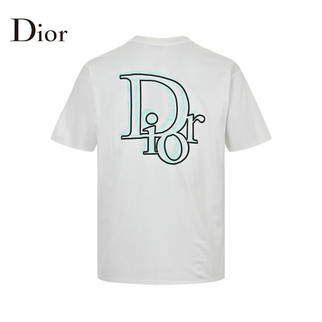 T-shirt Dior à logo classique (blanc)