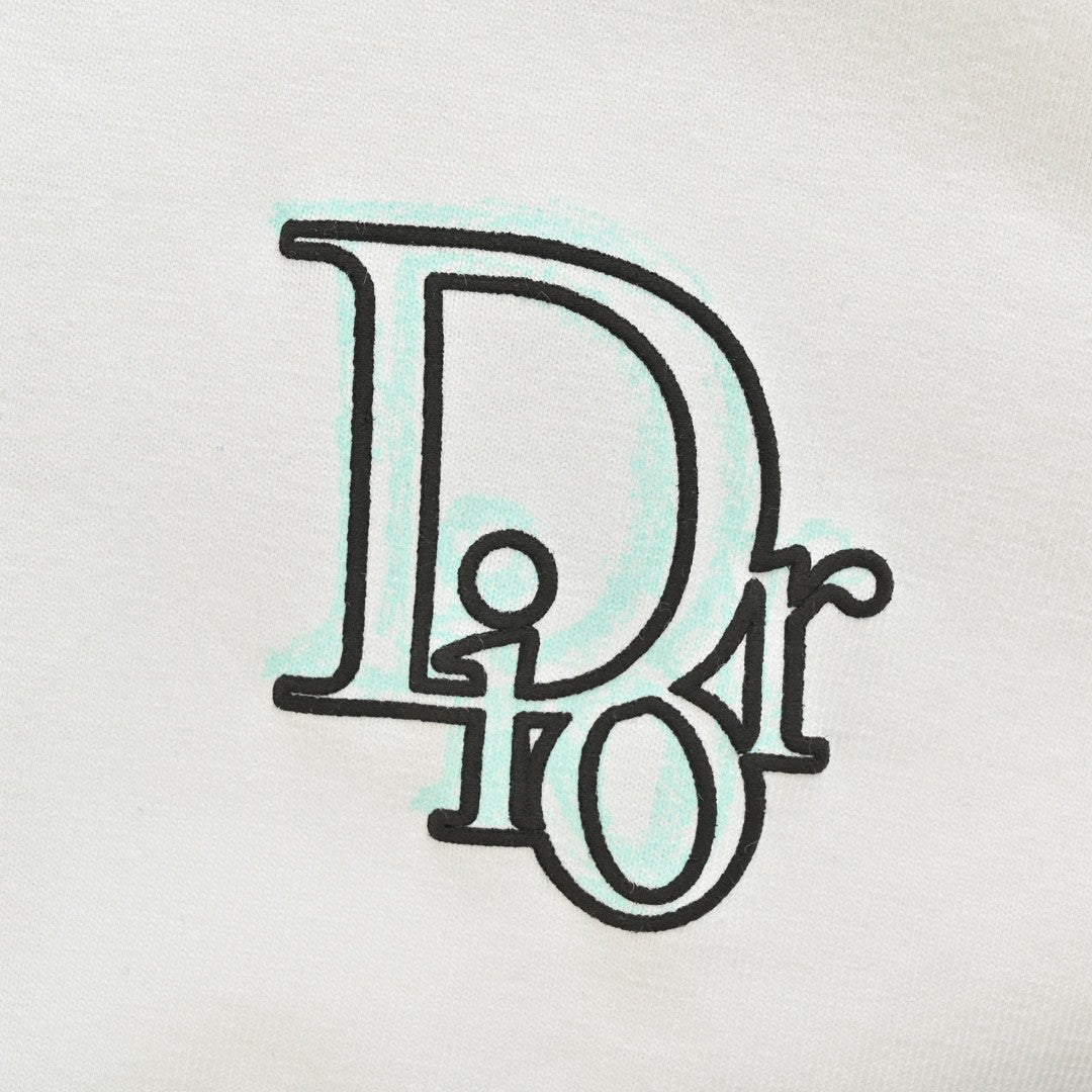 T-shirt Dior à logo classique (blanc)