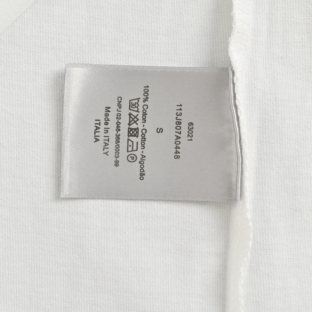 T-shirt Dior à logo classique (blanc)